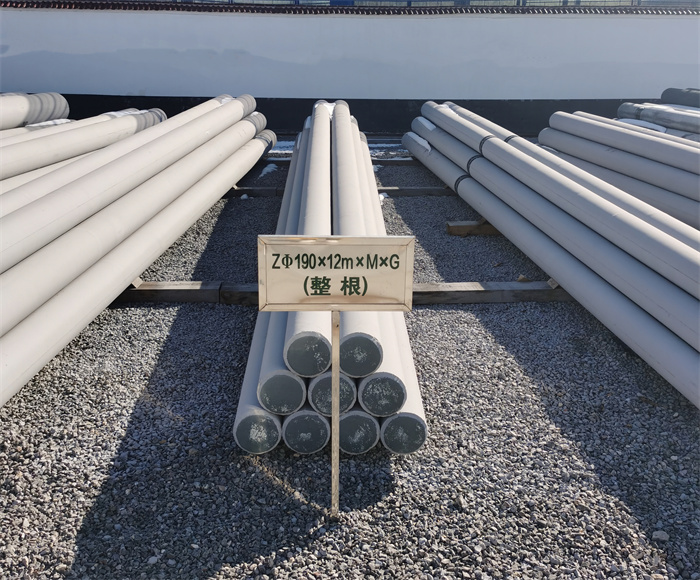 莒南190×12米钢筋混凝土水泥电线杆
